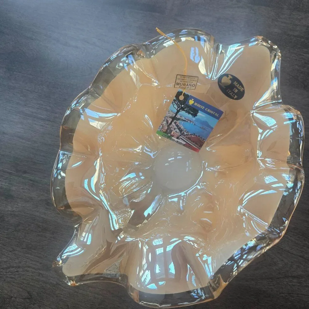 NWT Blown glass Murano vase